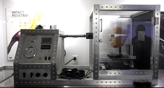 Illustration for article titled Oakley's 'O Lab' Shoots Ball Bearings at, Drops Weights on Sunglasses